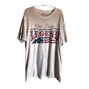 Von Dutch Vintage Legend Flying Eyeball T Shirt Large